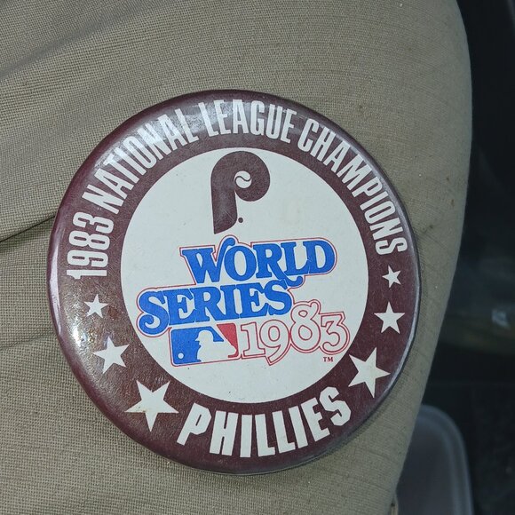 Vintage 1983 National league Cha.pions World series phillies pina3" - Picture 1 of 1